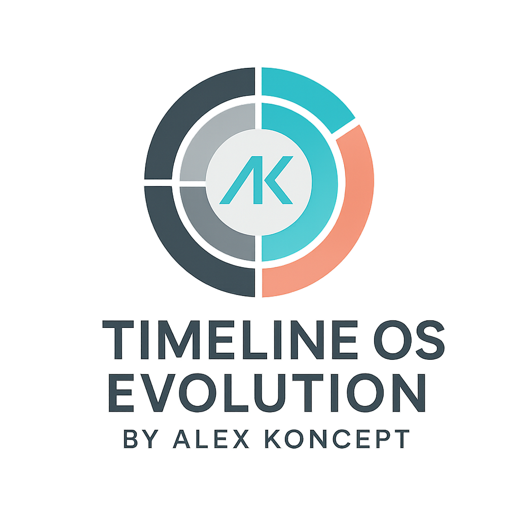 Timeline OS Evolution Logo